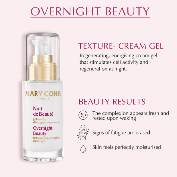 Overnight Beauty<br><span>Regenerating, energising cream gel</span> - Mary Cohr