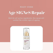 Mary Cohr Anti-ageing Face Serum | Age signs repair | Hyaluronic acid infused | All skin types - Mary Cohr