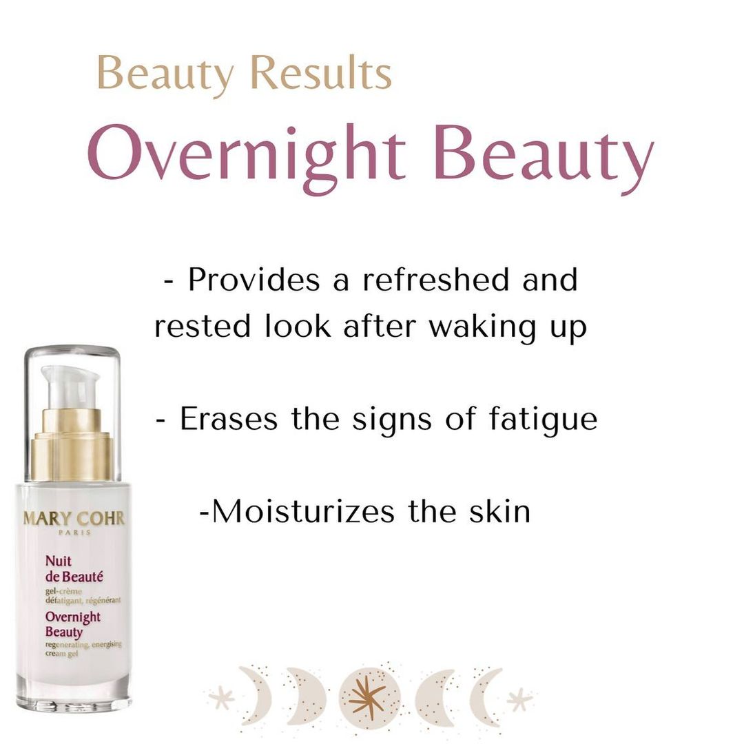 Overnight Beauty | Regenerating, energising cream gel | Mary Cohr